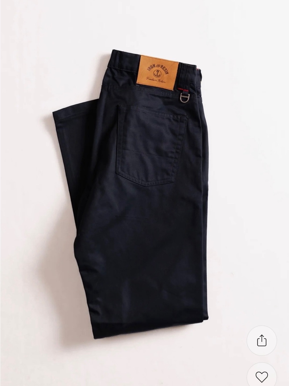 Iron & Resin Men's Chinos in Navy